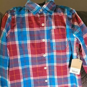 Boy's plaid shirt